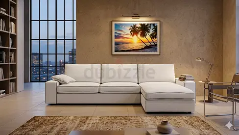 IKEA Kivik L Shape Sofa Beige Good condition