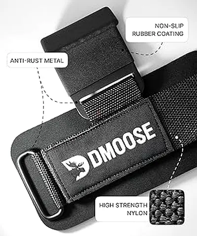 Dmoose Heavy Duty Neoprene Weight Lifting Straps — Pair, Brand New
