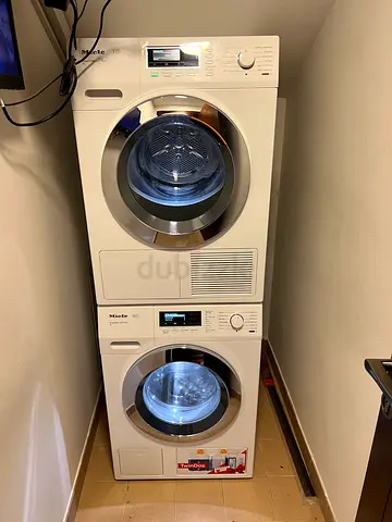 Miele twins dose 9kg washer or 9kg steam finish dryer