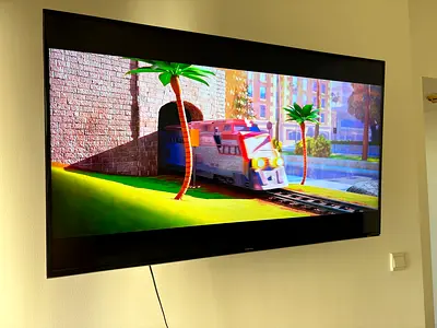 Samsung 55’’ Flat Panel TV - Wall Mounted, Working Condition