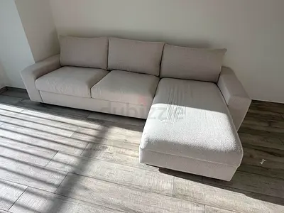 IKEA vimle L Shape Sofa Bed Beige Good condition