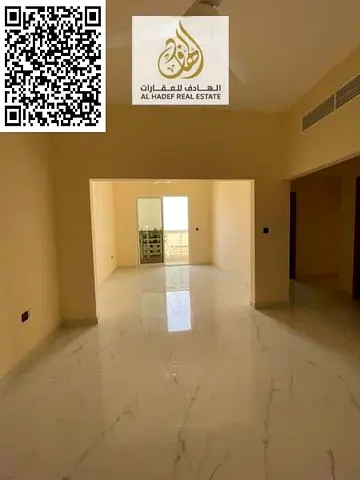 غرفتين وصاله 3 حمام غرفه ماستر مع بلكونه  مساحه كبيره بالجرف قريب من شارع محمد بن زايد