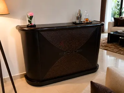 Premium Leather Bar Cabinet / Home Bar – 170 x 105 cm