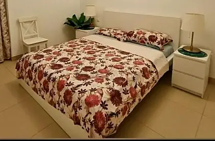 Ikea king size bed with mattress available in perfect condition