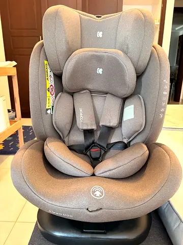 Brown 360° Rotating Infant Car Seat - Good Condition