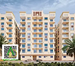 Spacious 2BR apartment for sale in Al Ameera Village, Al Yasmeen Ajman, 1350 sq ft with flexible pay