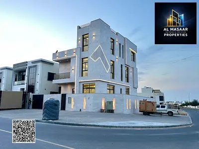 Own your dream villa, corner location on two streets, two floors and a rooftop, 6 master bedrooms, near services, including registration and ownership