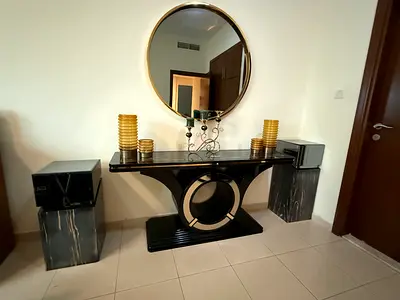 Luxury Console Table with Mirror