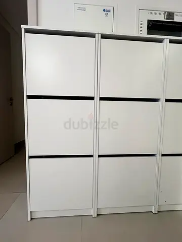 IKEA bissa 4 pieces shoe rack assembled ready for pick up