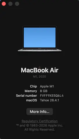 Macbook Air M1 256Gb - Good condition!