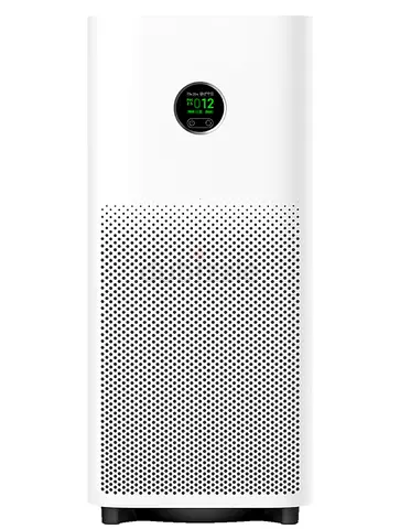 Small White Air Purifier with Digital Display - Good Condition