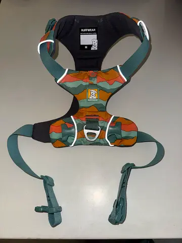 Ruff wear Used Medium Dog Harness with Reflective Straps