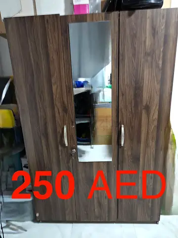 three door wardrobe cupboard