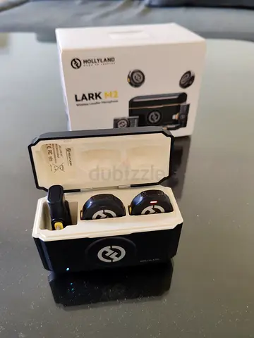 Hollyland Lark M2 Wireless Lavalier Microphone Combo for iPhone, Android, Camera - Lowest Price!