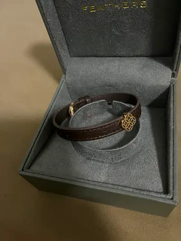 feather Agent Leather bracelet men