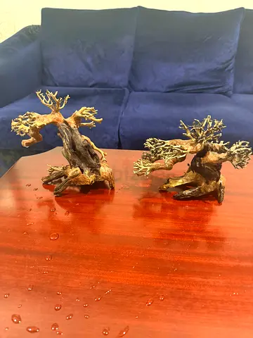 Real wood tree for fish Aquarium 2 pcs