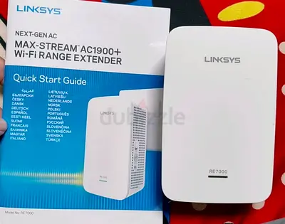 Linksys RE7000 AC1900+ Max-Stream Wi‑Fi Range Extender (White) - Good Condition