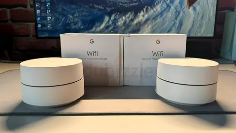 Google WiFi AC1200 Mesh System (2 Units) – 3000 Sq Ft Coverage
