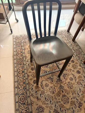 Crate  Barrel Stools | Pure Brushed Aluminum | 4 pieces | Excellent Condition