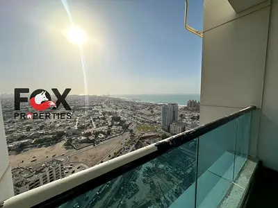 شقة فاخرة بابراج عجمان وان 3غرف و صالة بمساحات واسعه \5 حمام \ غرفة خادمة-غرفة غسيل\مع جيم-مسبح-باركينج فري \موقع مميز قريب من جميع الخدمات