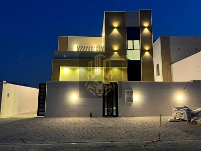 فيلا أول ساكن للإيجار بالحليو 2 شارع وسكة تصميم أوروبي وتشطيب فاخر 4 غرف ماستر مع خزائن وتراس عائلي موقع مميز قريب من محمد بن زايد والإمارات