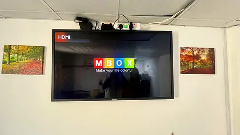 Tv with tv box for you tube