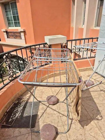 Foldable Metal Clothes Drying Rack - Outdoor/Indoor