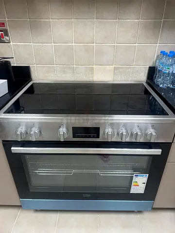 Stainless Steel 90cm Electric Ceramic Hob with Convection Oven