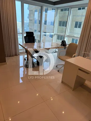 Spacious Furnished Office | SZR | Parking Included | Museum View | Latifa Tower | Ready to Move