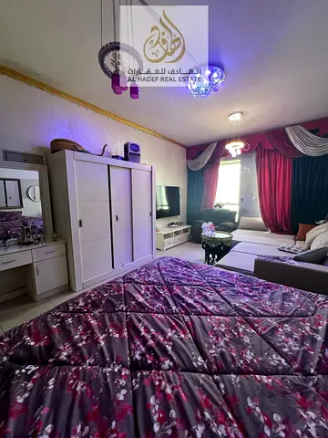 Annual Rental Studio Apartment in Sharjah Al Majaz 2 Prime Location on Dubai Exit Free Gym and Swimming Pool Free Parking Flexible Payment 4 Cheques f