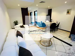 Al Qasba, Al Fardan Center, Block B: a one-bedroom apartment with a living room, second tenant, full