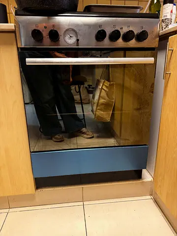Used Freestanding Electric Oven with Glass Door - Good Working Condition