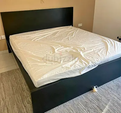 Ikea king size bed with mattress available in perfect condition