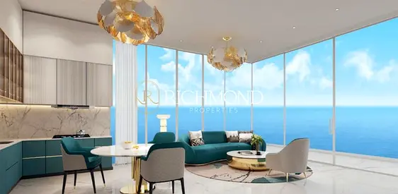 شقة بغرفة نوم واحدة | Oceanz 1 | إطلالة كاملة على البحر والمارينا | مفروشة