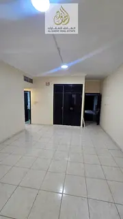 A very spacious one-bedroom apartment available for annual rent in Al Rashidiya 3, on Traffic Street