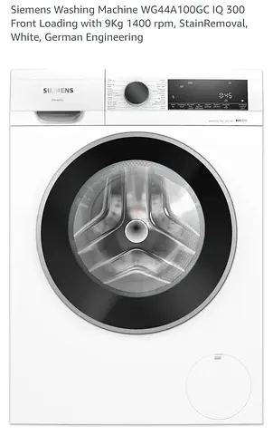 Smart Siemens 9k Washing Machine