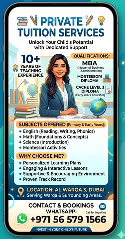 Home Tuition with personalised learning plans