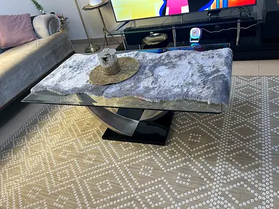 Set of two coffee table and corner