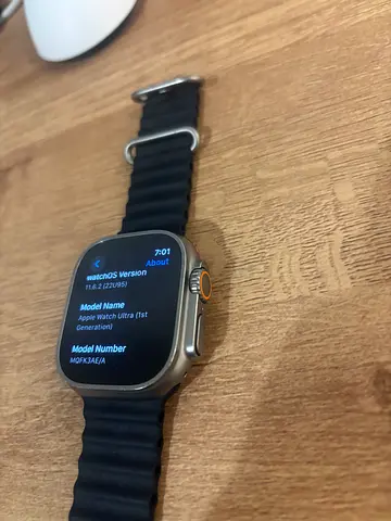 Apple Watch Ultra (Series) in Good Condition with Black Sport Band