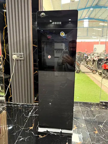 Tall Black Water Dispenser with Hot  Cold Functions - Slim Stand Model brand new