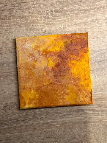 Shadow, 2023 — acrylic on canvas 15x15. Private collection, signed