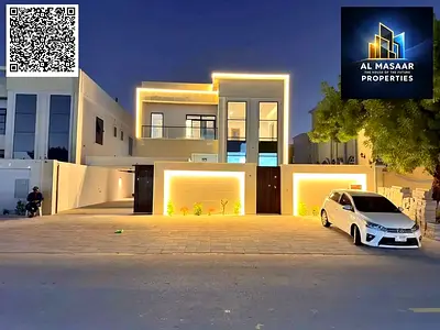 فيلا تصميم موردن مساحة 5000 قربية من المسجد و الشارع الرئيسى بسعر شامل المكييفات و قابل لتفاوض