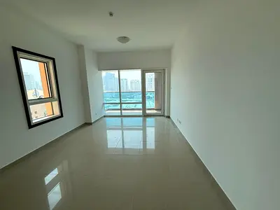 2BR master, hall, balcony, full lake view Al Mamzar, central AC, free parking, gym & pool, large kitchen, spacious layout
