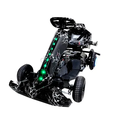 Four-Wheeled Electric Drift Scooter For Kids | LED Lights | Bluetooth Speaker | Handbrake | 3 Speeds