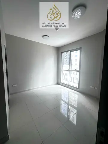 Two bedroom apartment with storage for rent in Sharjah Al Khan new building free parking flexible payment up to 12 installments