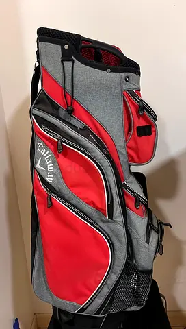 Callaway Stand/Cart Golf Bag - Red/Grey, Good Condition