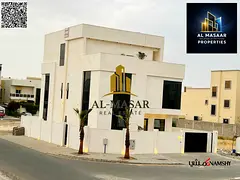 Own your dream villa in the heart of Ajman, close to all services, including electricity, water, air