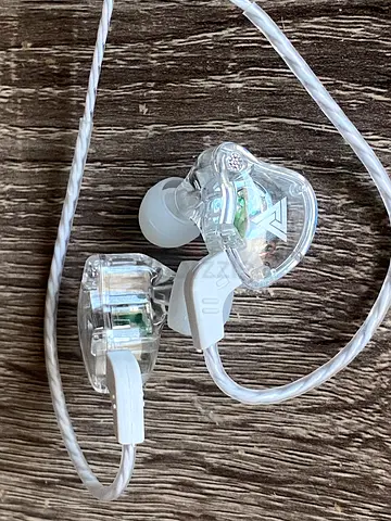 Urizons AK6 Transparent (white) Earphones