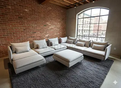 Like new condition IKEA soderhamn corner Ushape sofa