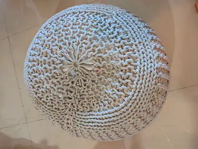Macrame Pouffe 70 cm